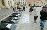 Akcja przed Ratuszem: Stop mordowaniu ludzi na ulicach Lublina (zdjęcie 2)