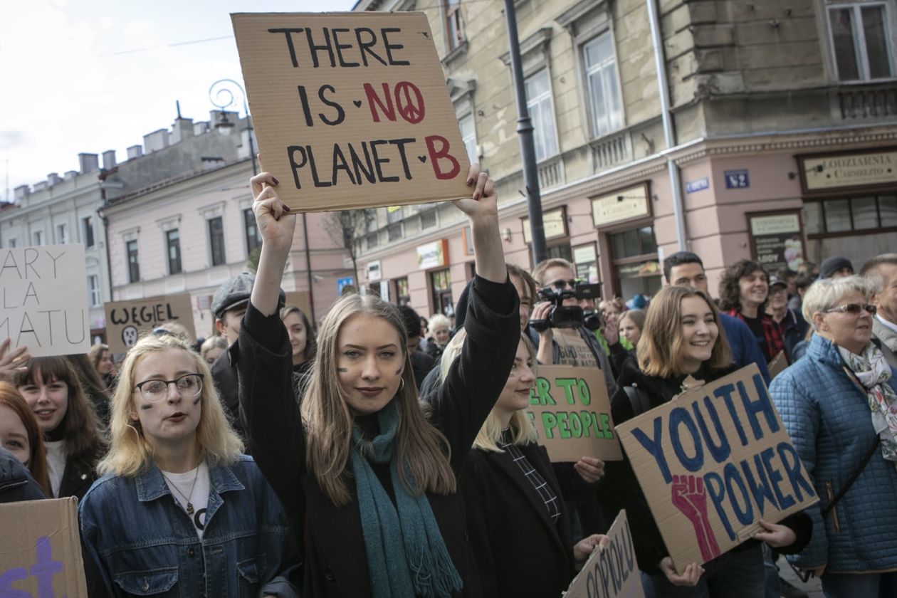  Młodzieżowy Strajk Klimatyczny w Lublinie (zdjęcie 1) - Autor: Jacek Szydłowski