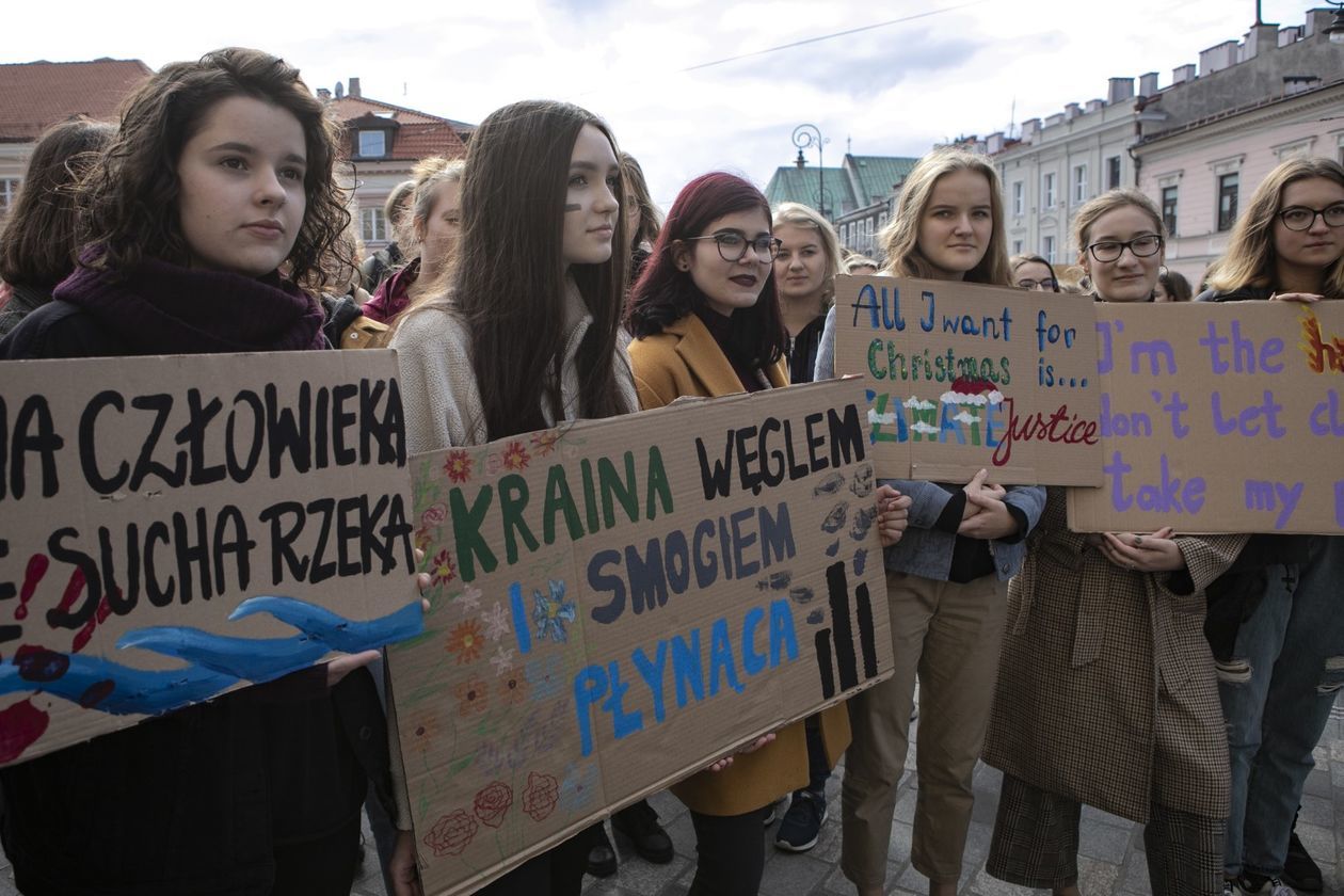 Młodzieżowy Strajk Klimatyczny w Lublinie - Autor: Jacek Szydłowski