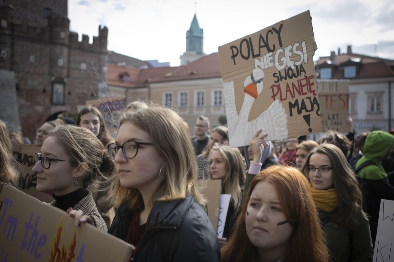  Młodzieżowy Strajk Klimatyczny w Lublinie (zdjęcie 1) - Autor: Jacek Szydłowski