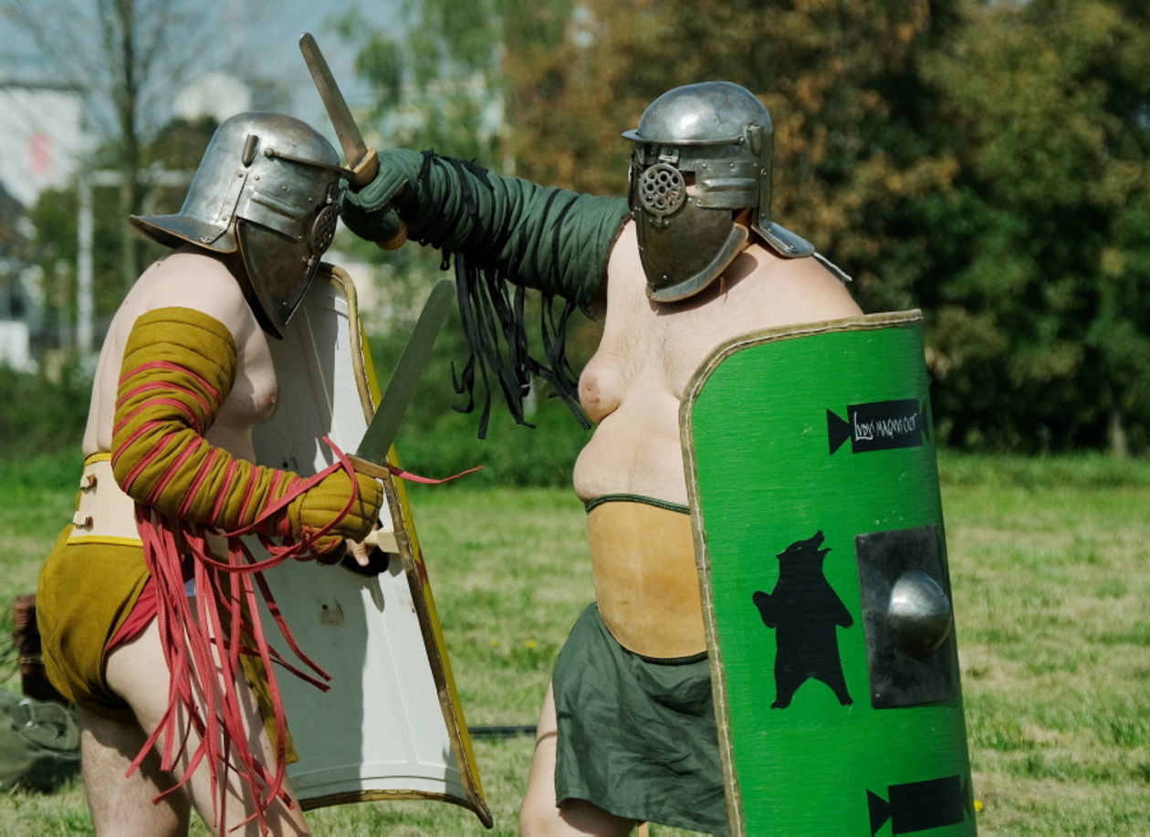  legioniści i gladiatorzy w Lublinie (zdjęcie 1) - Autor: Maciej Kaczanowski