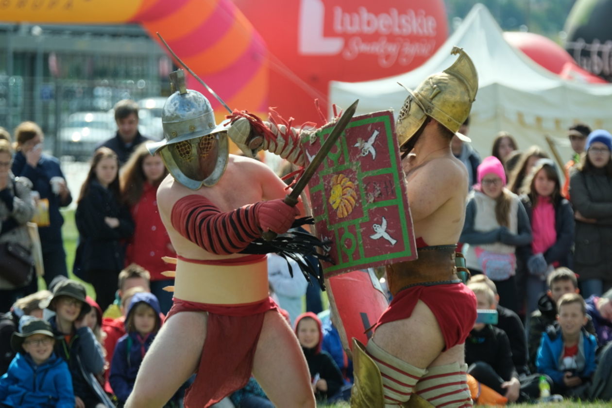  legioniści i gladiatorzy w Lublinie (zdjęcie 1) - Autor: Maciej Kaczanowski