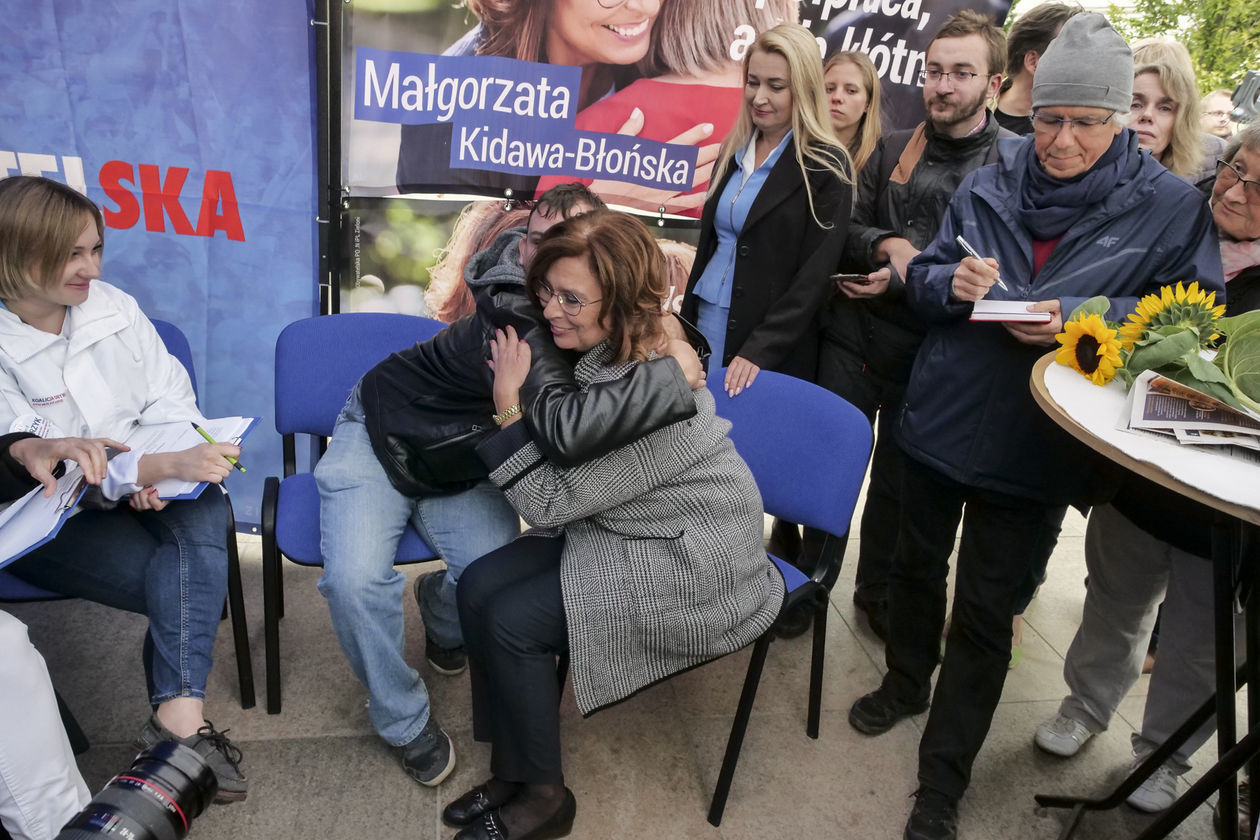 Małgorzata Kidawa-Błońska na spotkaniu z wyborcami w Lublinie - Autor: Krzysztof Mazur