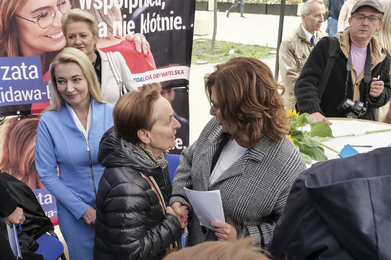  Małgorzata Kidawa-Błońska na spotkaniu z wyborcami w Lublinie (zdjęcie 1) - Autor: Krzysztof Mazur