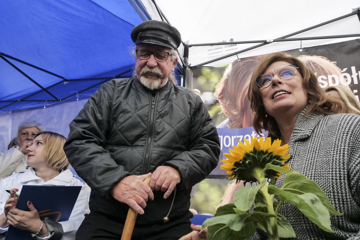  Małgorzata Kidawa-Błońska na spotkaniu z wyborcami w Lublinie (zdjęcie 1) - Autor: Krzysztof Mazur