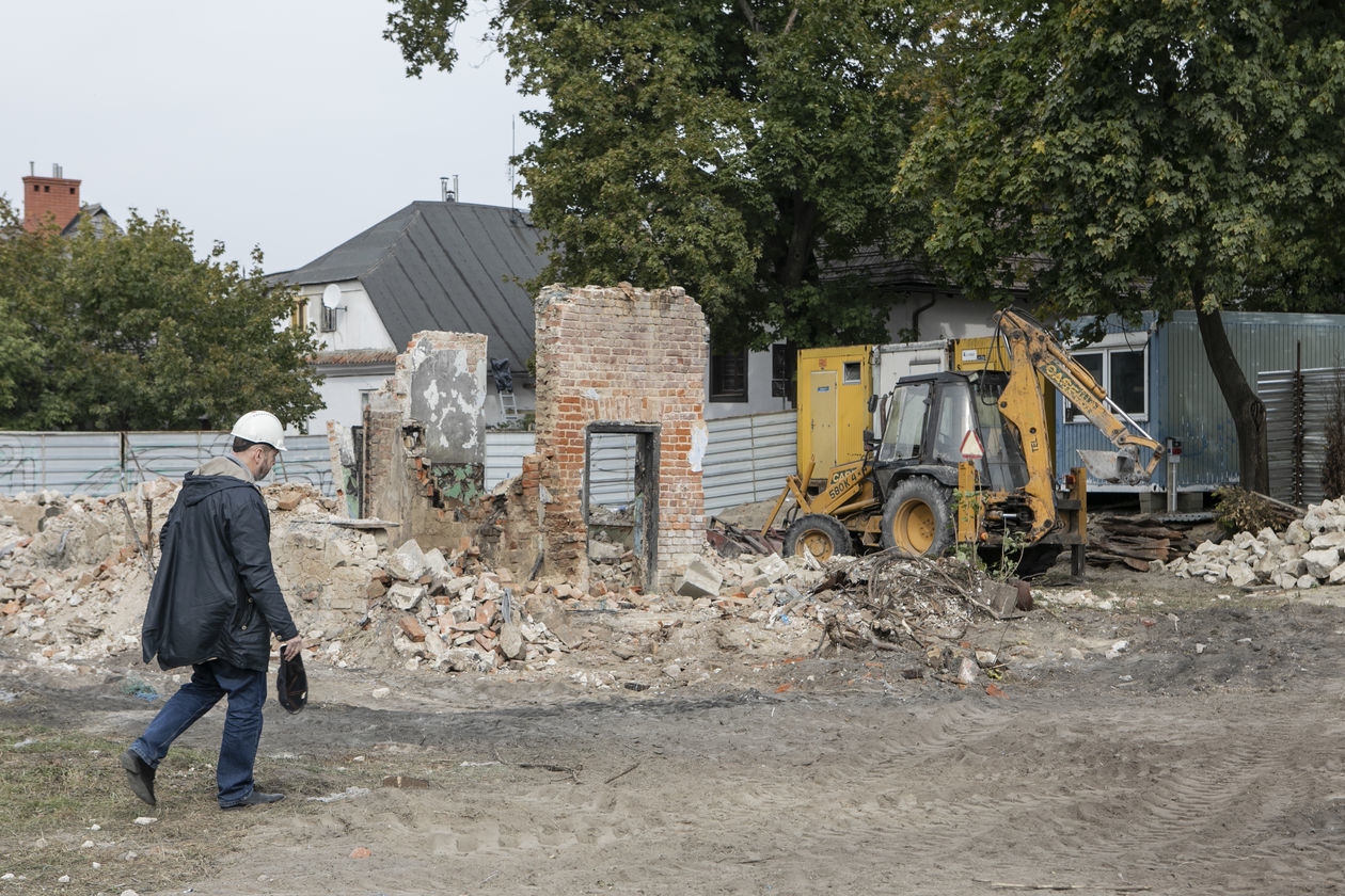 Kazimierz Dolny: Świetlica na ruinach domu wikarego