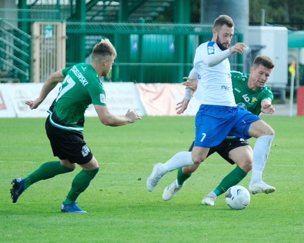  Górnik Łęczna – Błękitni Stargard 1:0 (zdjęcie 1) - Autor: Maciej Kaczanowski