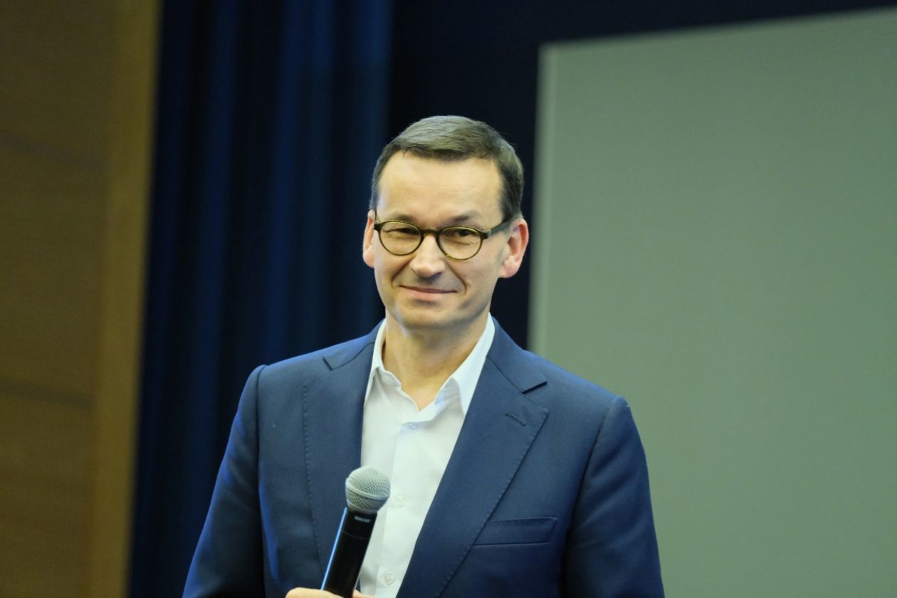  Premier Mateusz Morawiecki na UMCS (zdjęcie 1) - Autor: Maciej Kaczanowski