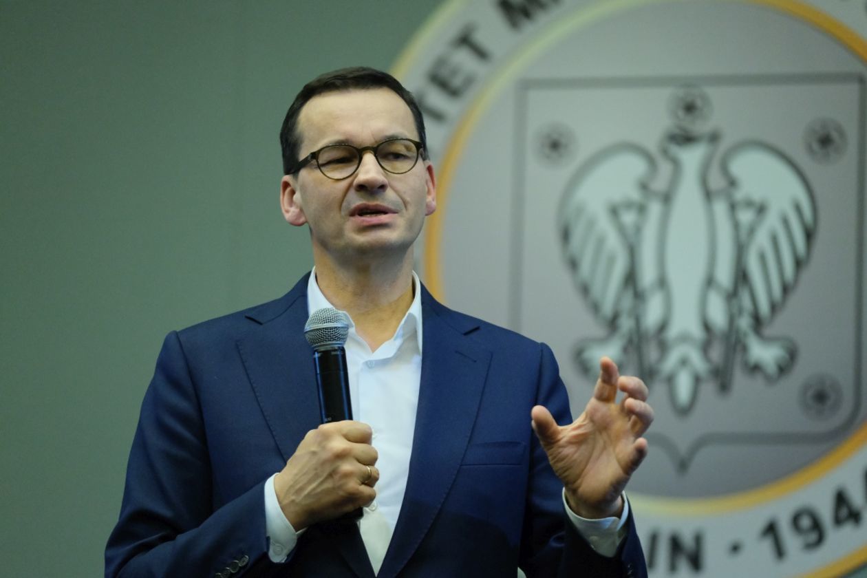  Premier Mateusz Morawiecki na UMCS (zdjęcie 1) - Autor: Maciej Kaczanowski