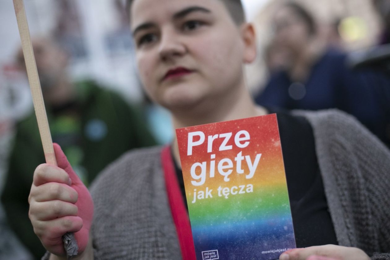  Nie dla zakazu edukacji seksualnej. Protest w Lublinie (zdjęcie 1) - Autor: Jacek Szydłowski