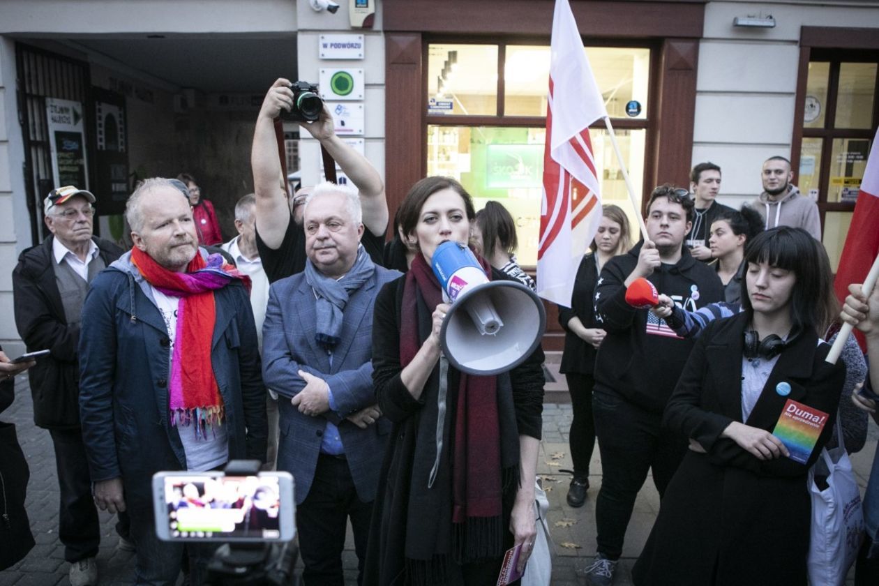  Nie dla zakazu edukacji seksualnej. Protest w Lublinie (zdjęcie 1) - Autor: Jacek Szydłowski
