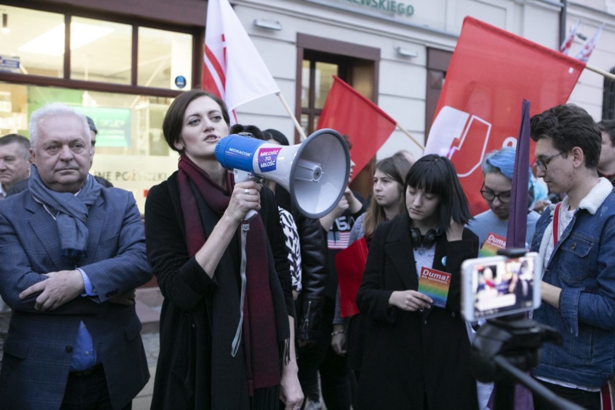  Nie dla zakazu edukacji seksualnej. Protest w Lublinie (zdjęcie 1) - Autor: Jacek Szydłowski