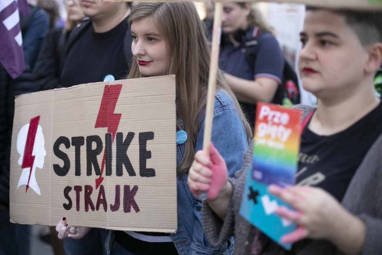  Nie dla zakazu edukacji seksualnej. Protest w Lublinie (zdjęcie 1) - Autor: Jacek Szydłowski