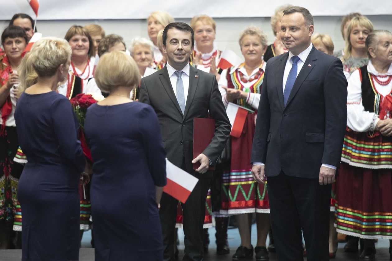  Prezydent Andrzej Duda w Biłgoraju (zdjęcie 1) - Autor: Jacek Szydłowski