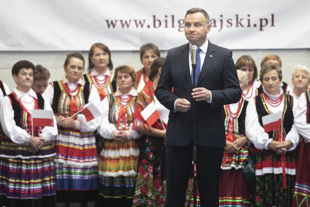  Prezydent Andrzej Duda w Biłgoraju (zdjęcie 1) - Autor: Jacek Szydłowski