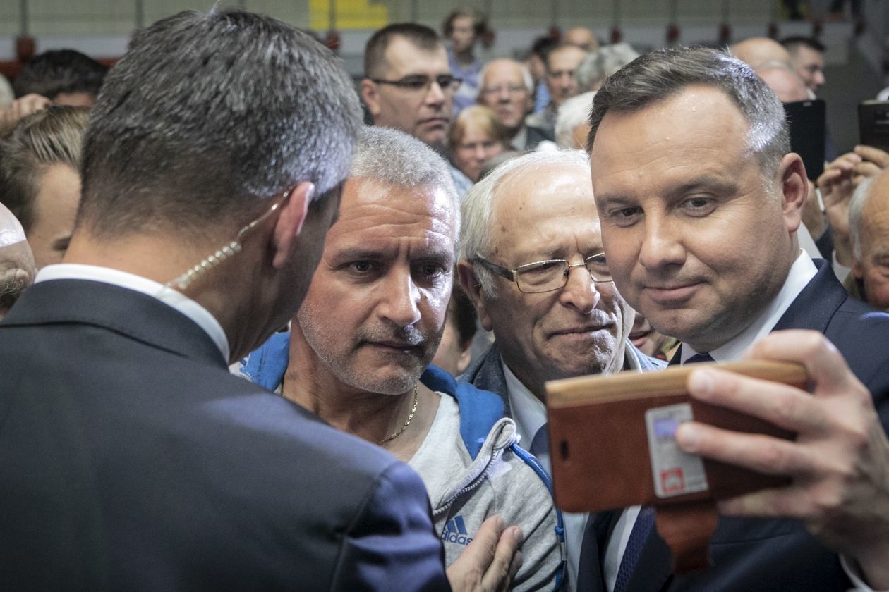  Prezydent Andrzej Duda w Biłgoraju (zdjęcie 1) - Autor: Jacek Szydłowski