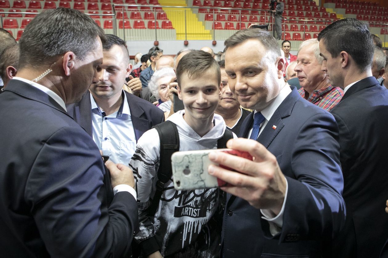  Prezydent Andrzej Duda w Biłgoraju (zdjęcie 1) - Autor: Jacek Szydłowski