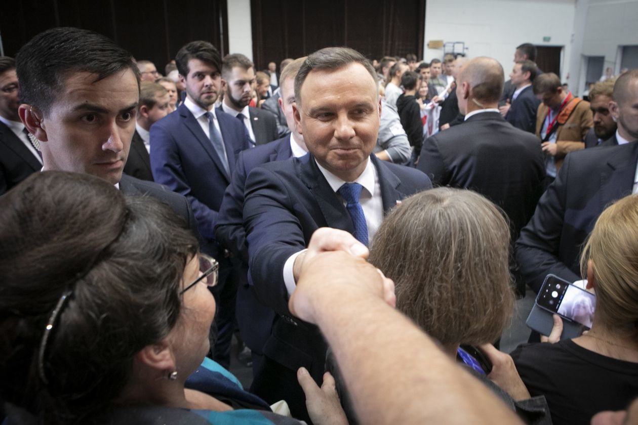  Prezydent Andrzej Duda w Biłgoraju (zdjęcie 1) - Autor: Jacek Szydłowski