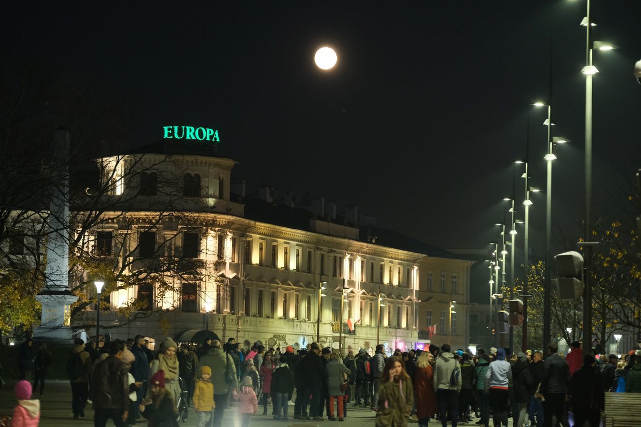  Narodowe Święto Niepodległości. Wieczór w Lublinie (zdjęcie 1) - Autor: Maciej Kaczanowski