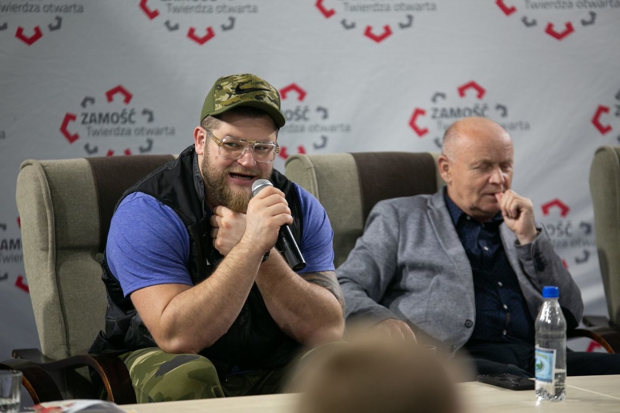  Paweł Fajdek w Zamościu (zdjęcie 1) - Autor: Kazimierz Chmiel