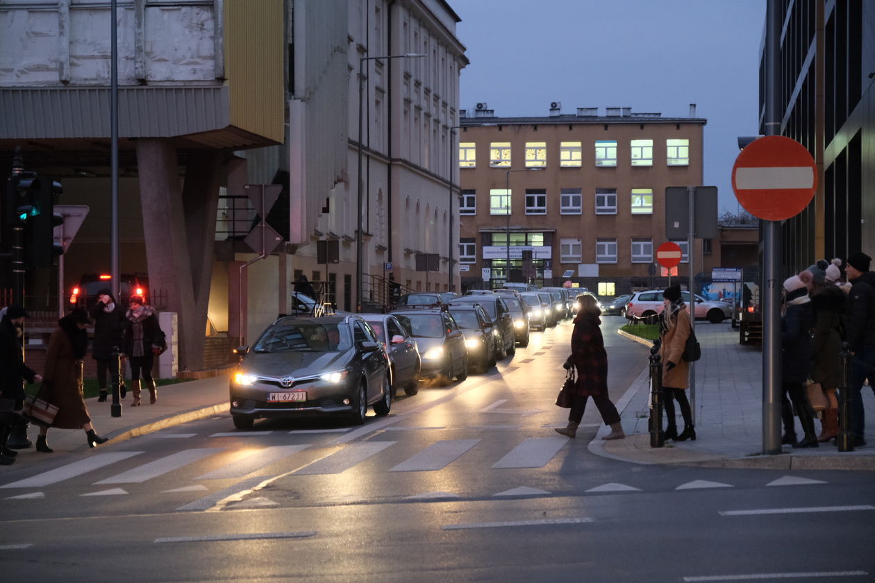 Korki w centrum Lublina - Autor: Maciej Kaczanowski