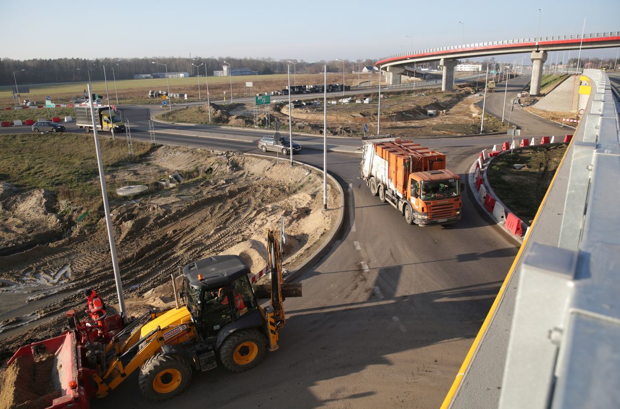 Budowa drogi S17. 6 grudnia 2019 (zdjęcie 1) - Autor: Krzysztof Mazur