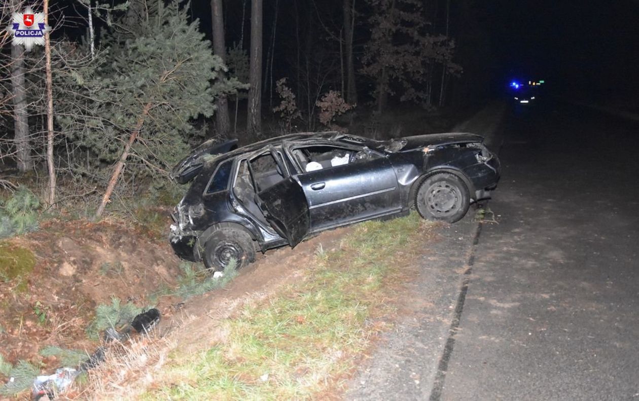 Wypadek w miejscowości Okrągłe - Autor: Policja