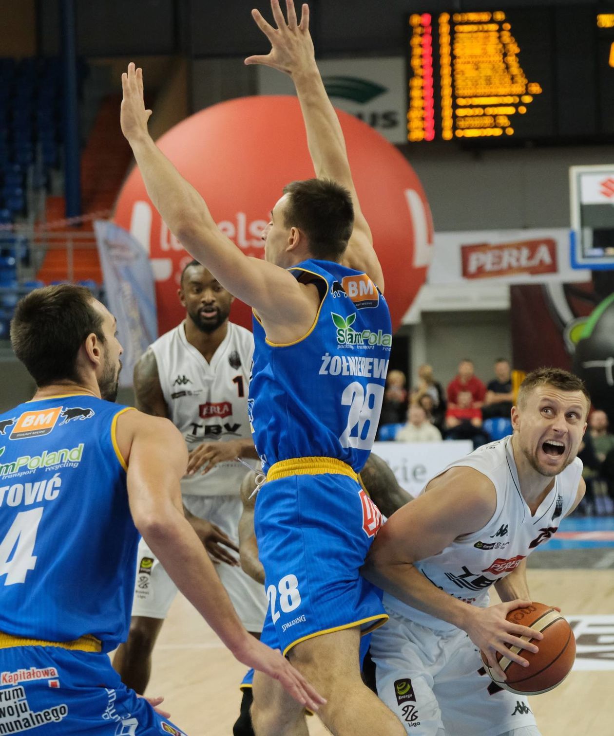  Start Lublin – BM Slam Stal Ostrów 84:72 (zdjęcie 1) - Autor: Maciej Kaczanowski