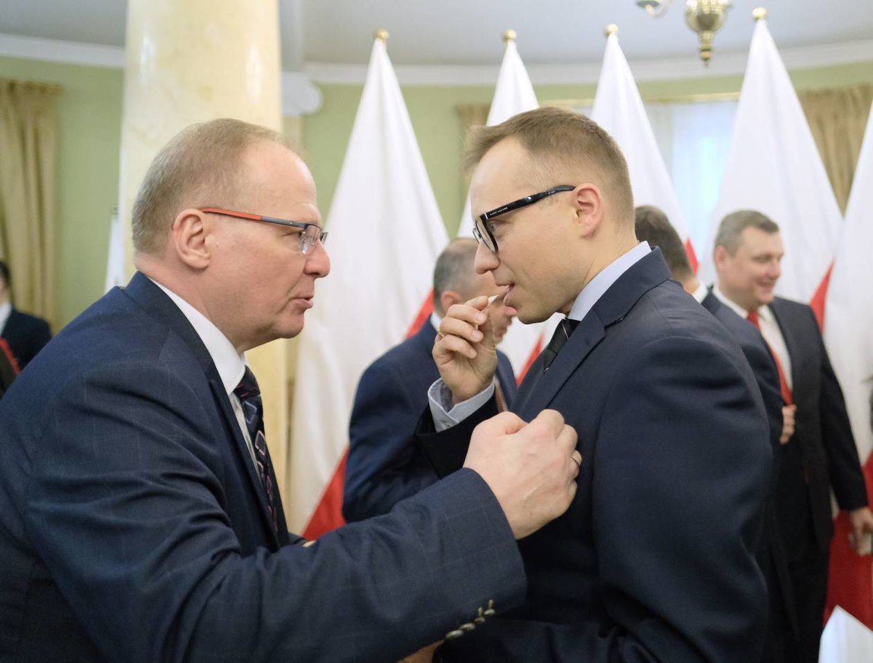  Spotkanie opłatkowe w Lubelskim Urzędzie Wojewódzkim (zdjęcie 1) - Autor: Maciej Kaczanowski