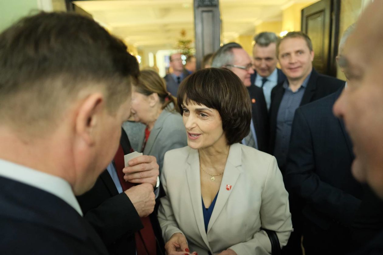  Spotkanie opłatkowe w Lubelskim Urzędzie Wojewódzkim (zdjęcie 1) - Autor: Maciej Kaczanowski