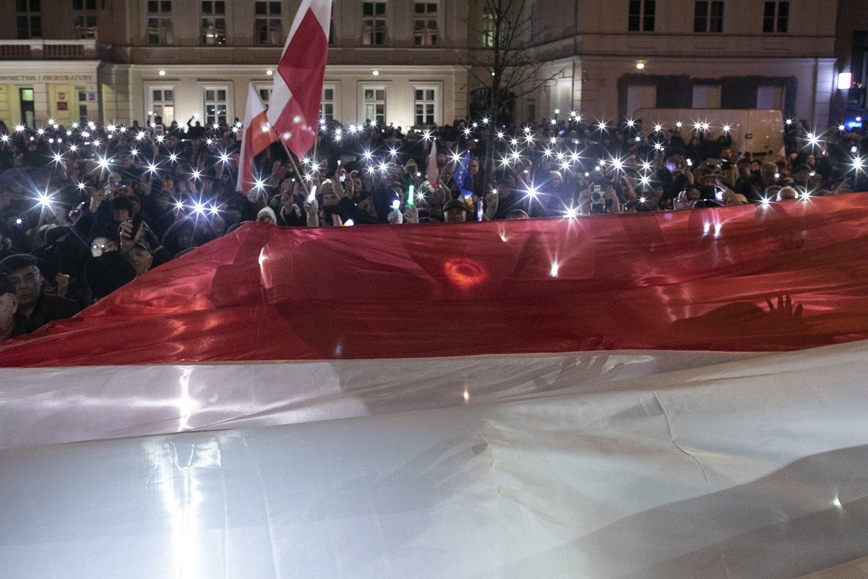  Protest w obronie sądów w Lublinie (zdjęcie 3) - Autor: Jacek Szydłowski 