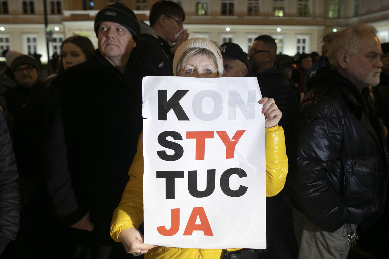  Protest w obronie sądów w Lublinie  - Autor: Jacek Szydłowski 
