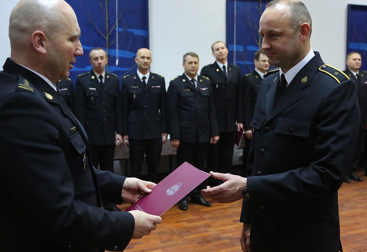  Spotkanie opłatkowe lubelskich strażaków (zdjęcie 1) - Autor: Piotr Michalski