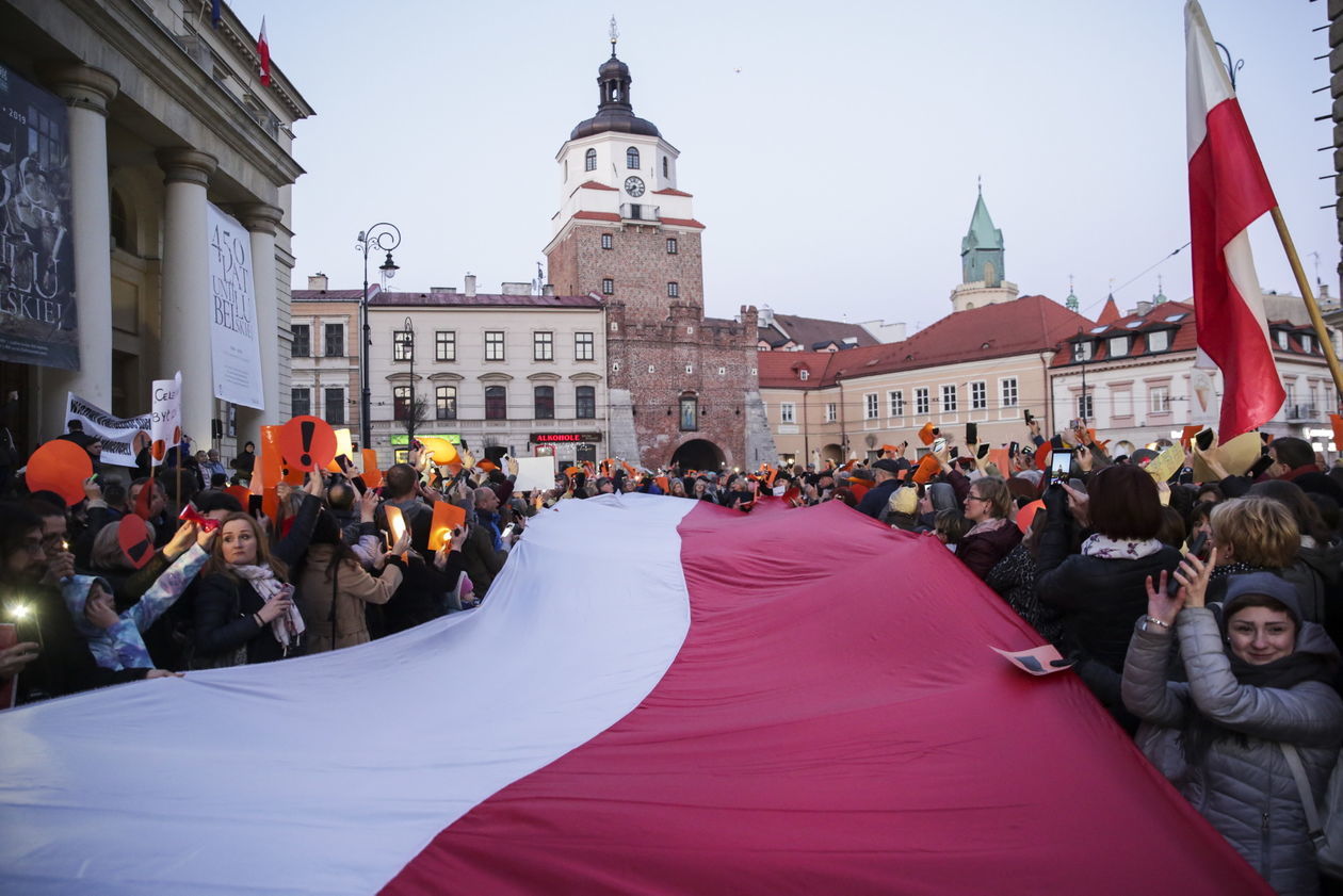  <p>15 04 2019 LUBLIN PLAC LOKIETKA PROTEST NAUCZYCIELI</p>