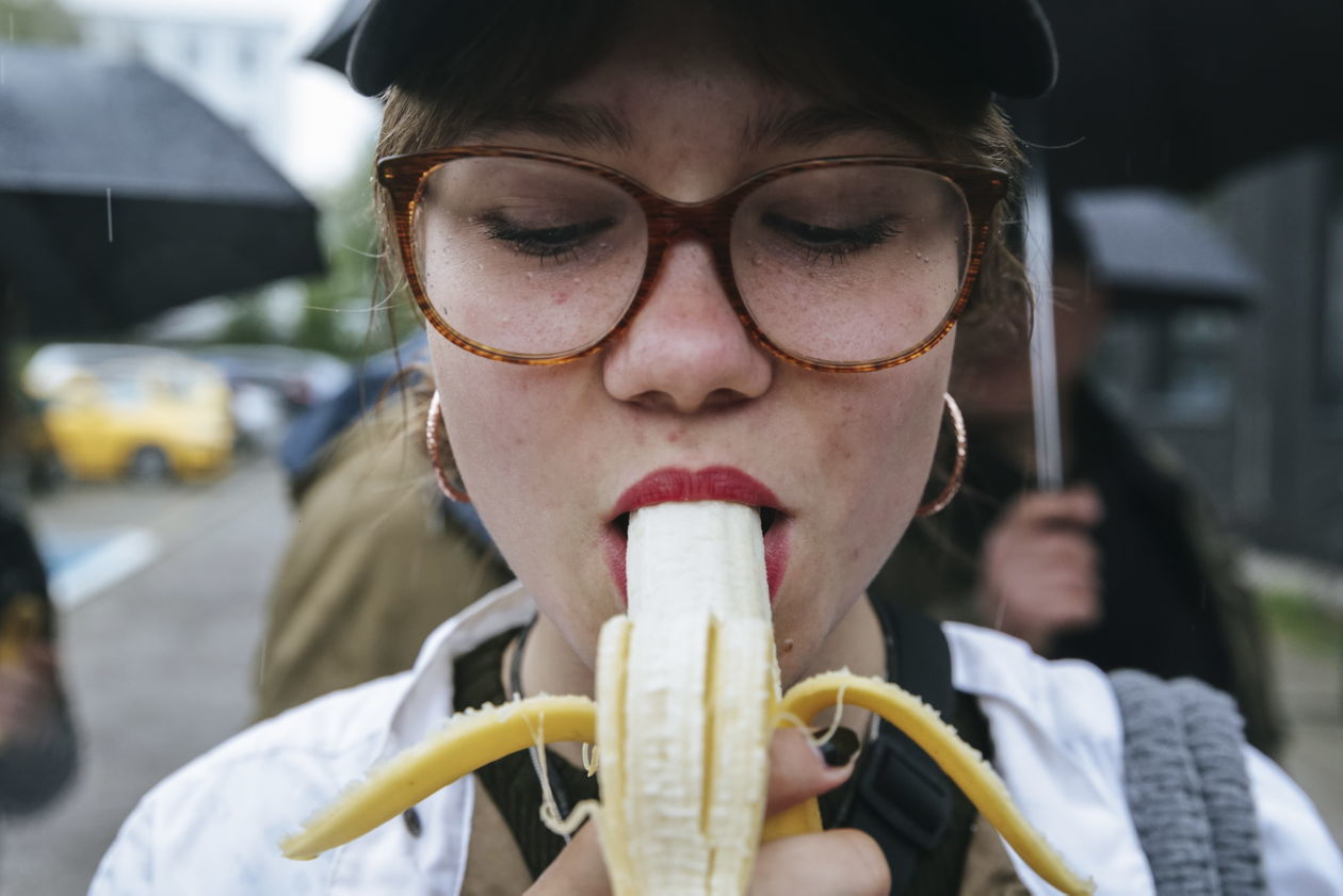  <p>29 04 2019 LUBLIN ULICA POPIELUSZKI GALERIA LABIRYNT BANANOWY PROTEST PRZECIW CENZURZE SZTUKI&nbsp;</p>