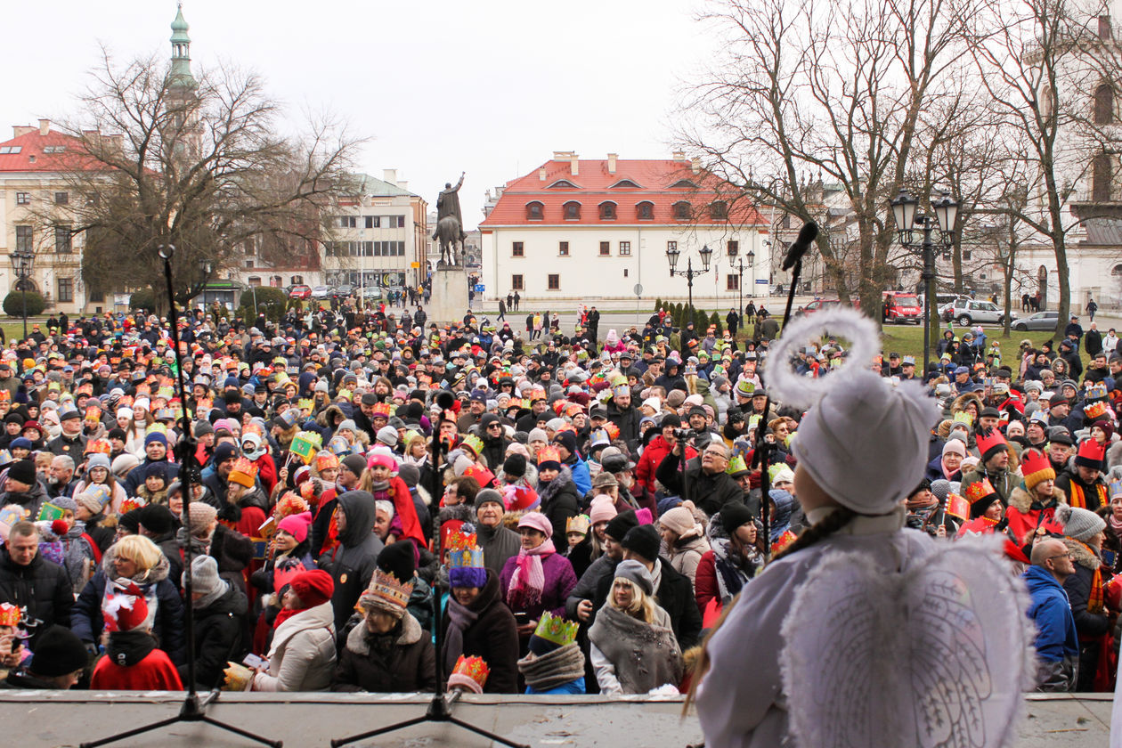  Orszak Trzech Króli w Zamościu (zdjęcie 1) - Autor: Kazimierz Chmiel