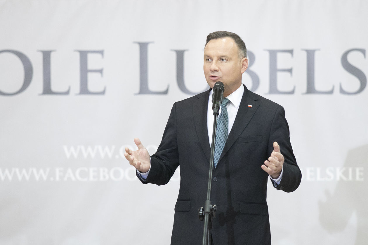  Prezydent Andrzej Duda w Opolu Lubelskim (zdjęcie 1) - Autor: Jacek Szydłowski