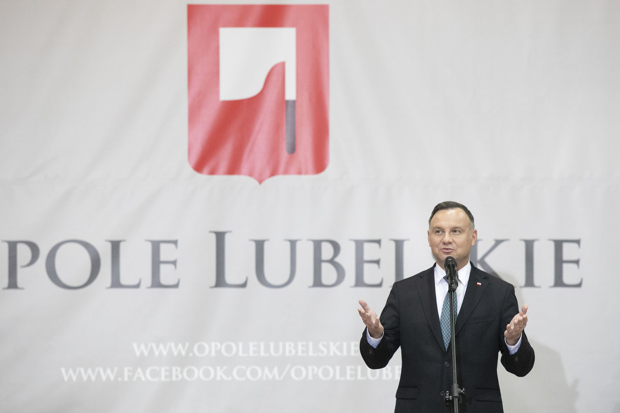  Prezydent Andrzej Duda w Opolu Lubelskim (zdjęcie 1) - Autor: Jacek Szydłowski