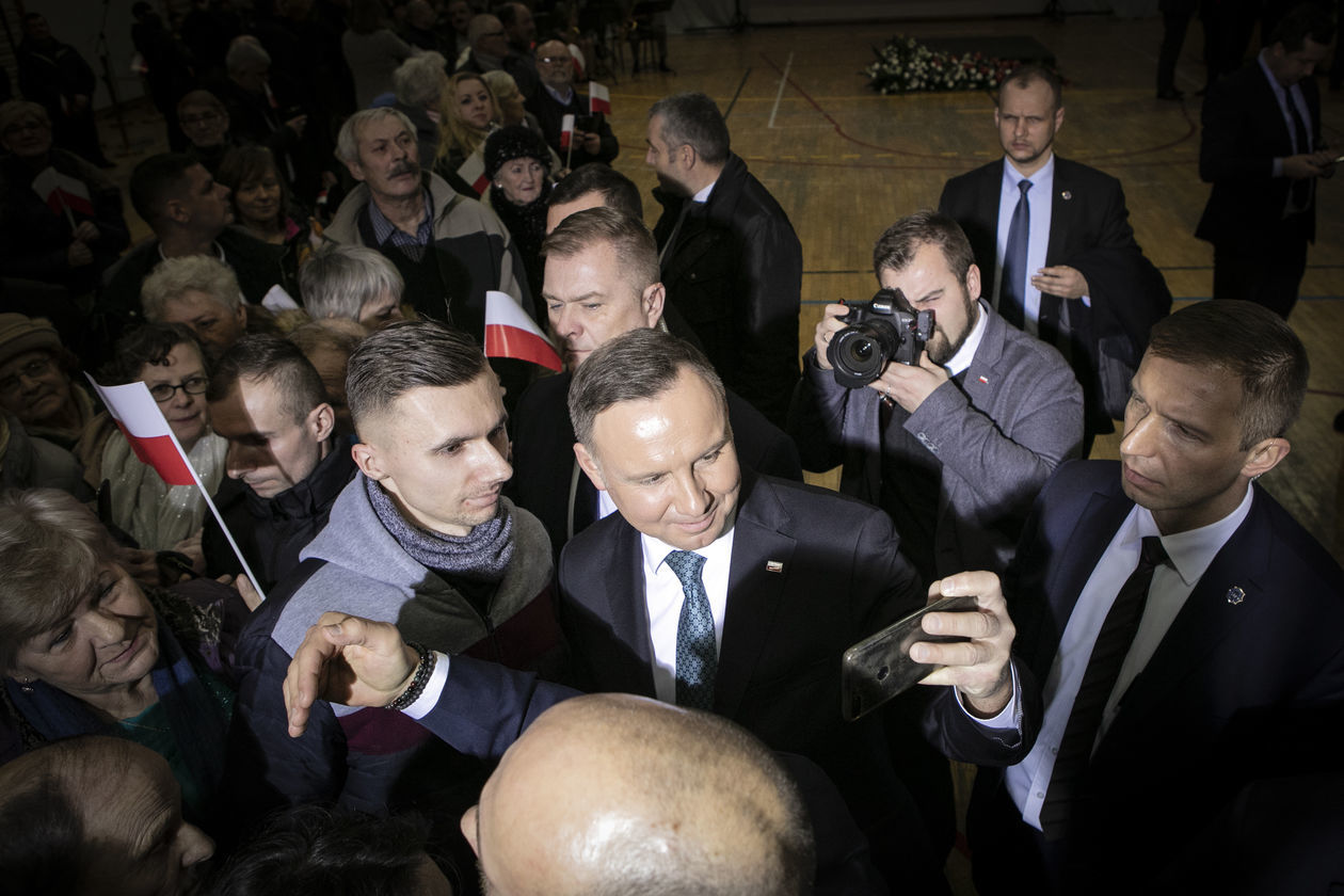  Prezydent Andrzej Duda w Opolu Lubelskim (zdjęcie 1) - Autor: Jacek Szydłowski