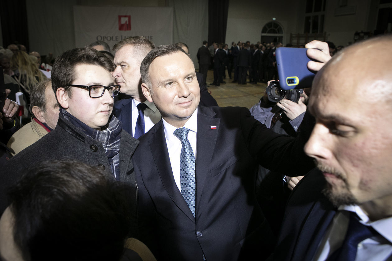  Prezydent Andrzej Duda w Opolu Lubelskim (zdjęcie 1) - Autor: Jacek Szydłowski