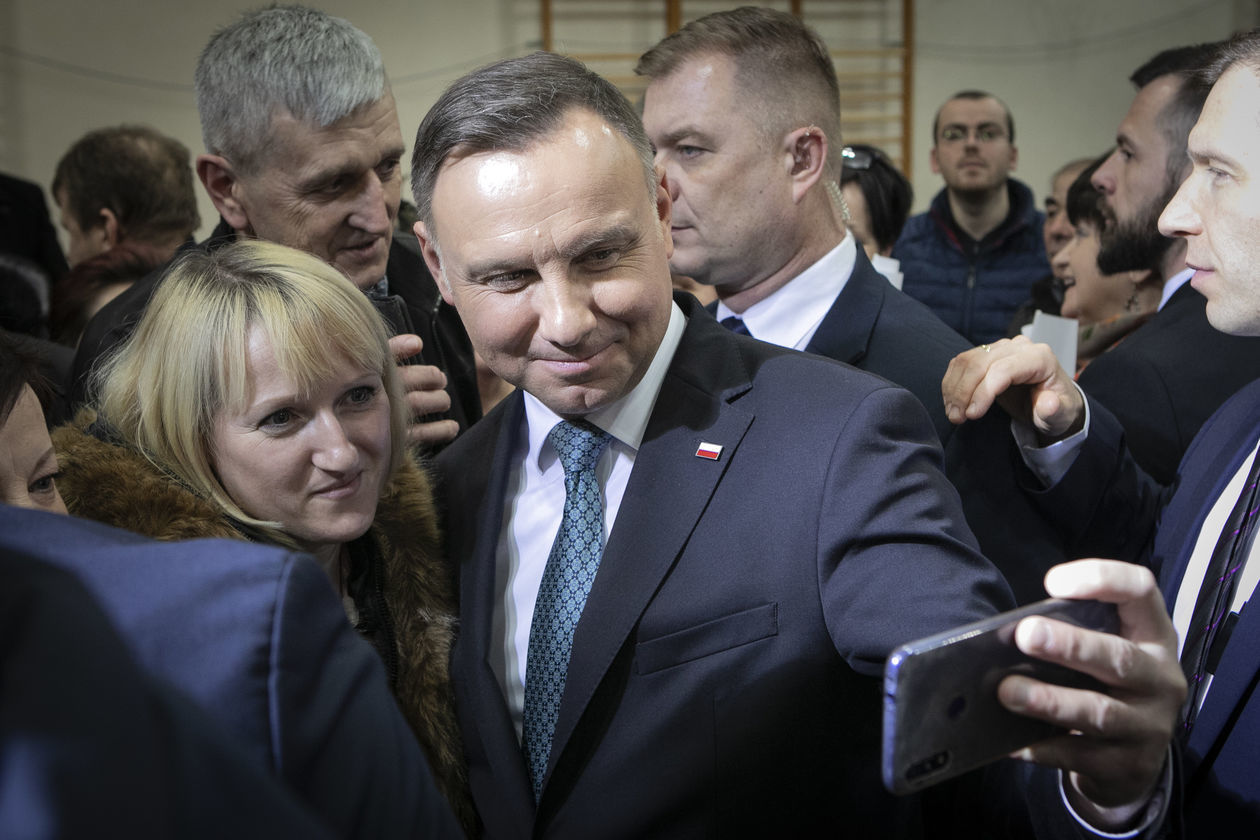  Prezydent Andrzej Duda w Opolu Lubelskim (zdjęcie 1) - Autor: Jacek Szydłowski