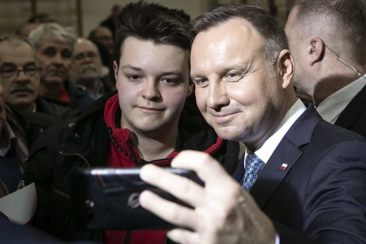  Prezydent Andrzej Duda w Opolu Lubelskim (zdjęcie 1) - Autor: Jacek Szydłowski