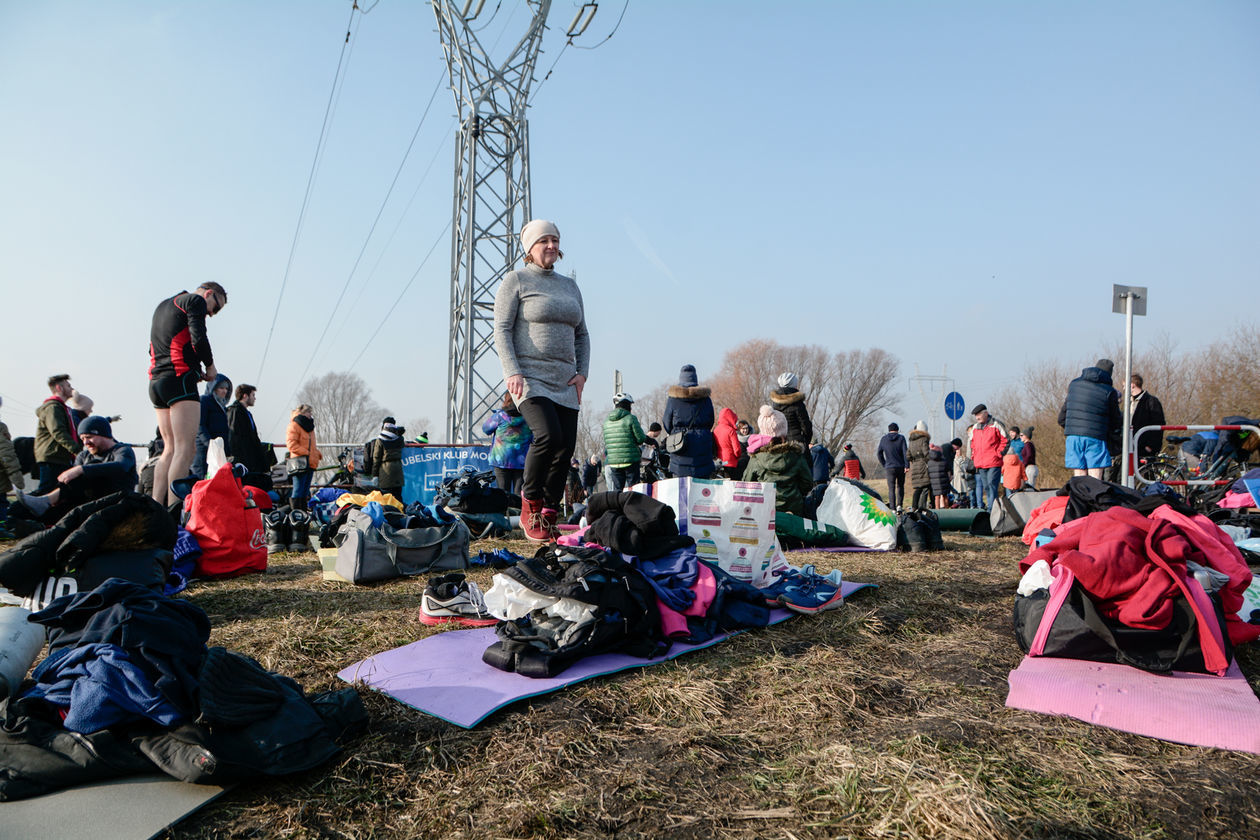  Niedzielne morsowanie połączone z akcją oddawania krwi (zdjęcie 1) - Autor: Krzysztof Mazur