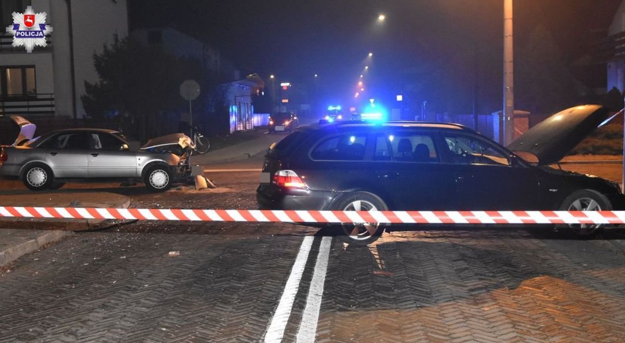  Wypadek na skrzyżowaniu w Biłgoraju  - Autor: Policja
