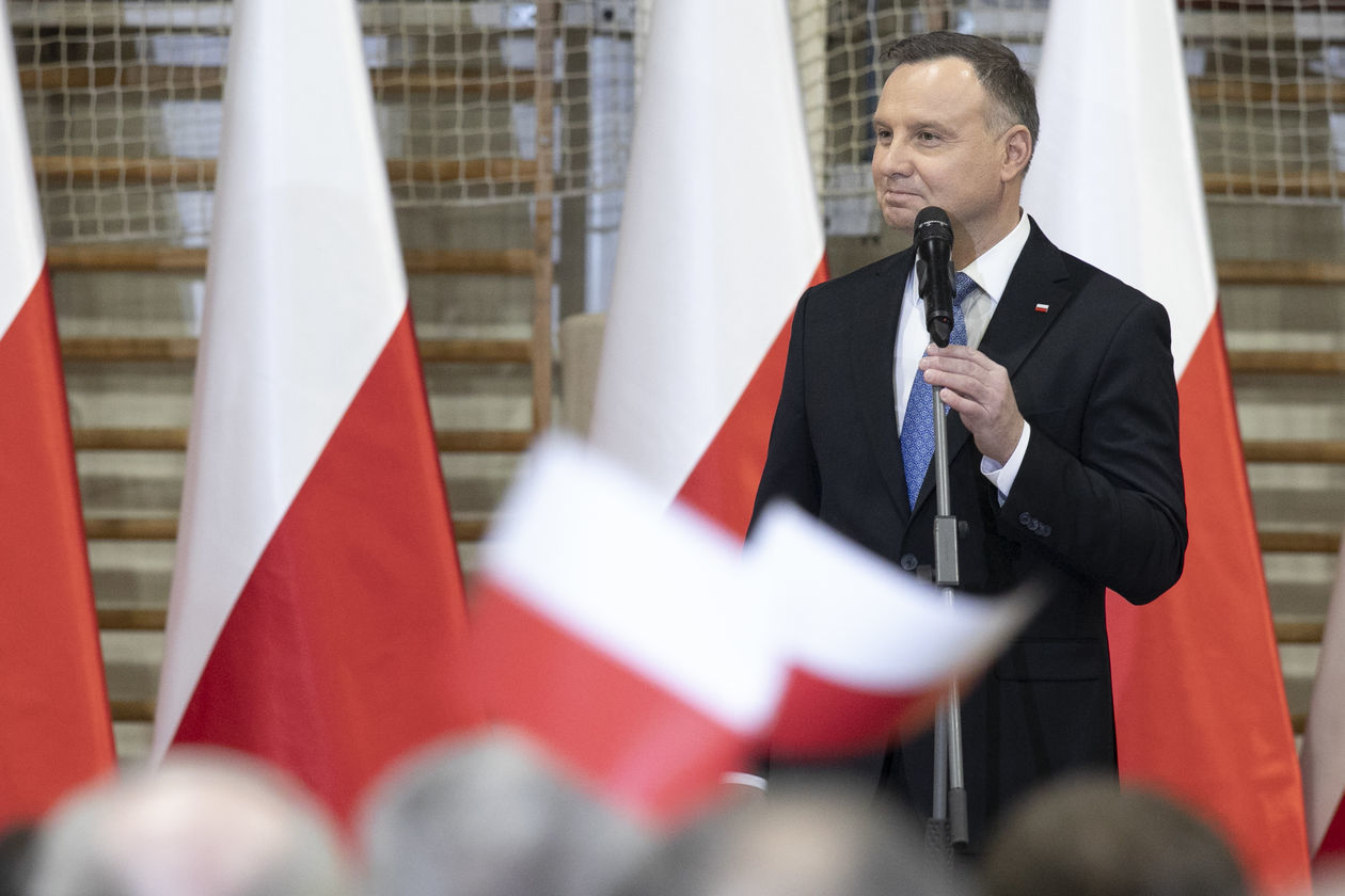  Andrzej Duda w Lubartowie (zdjęcie 1) - Autor: Jacek Szydłowski