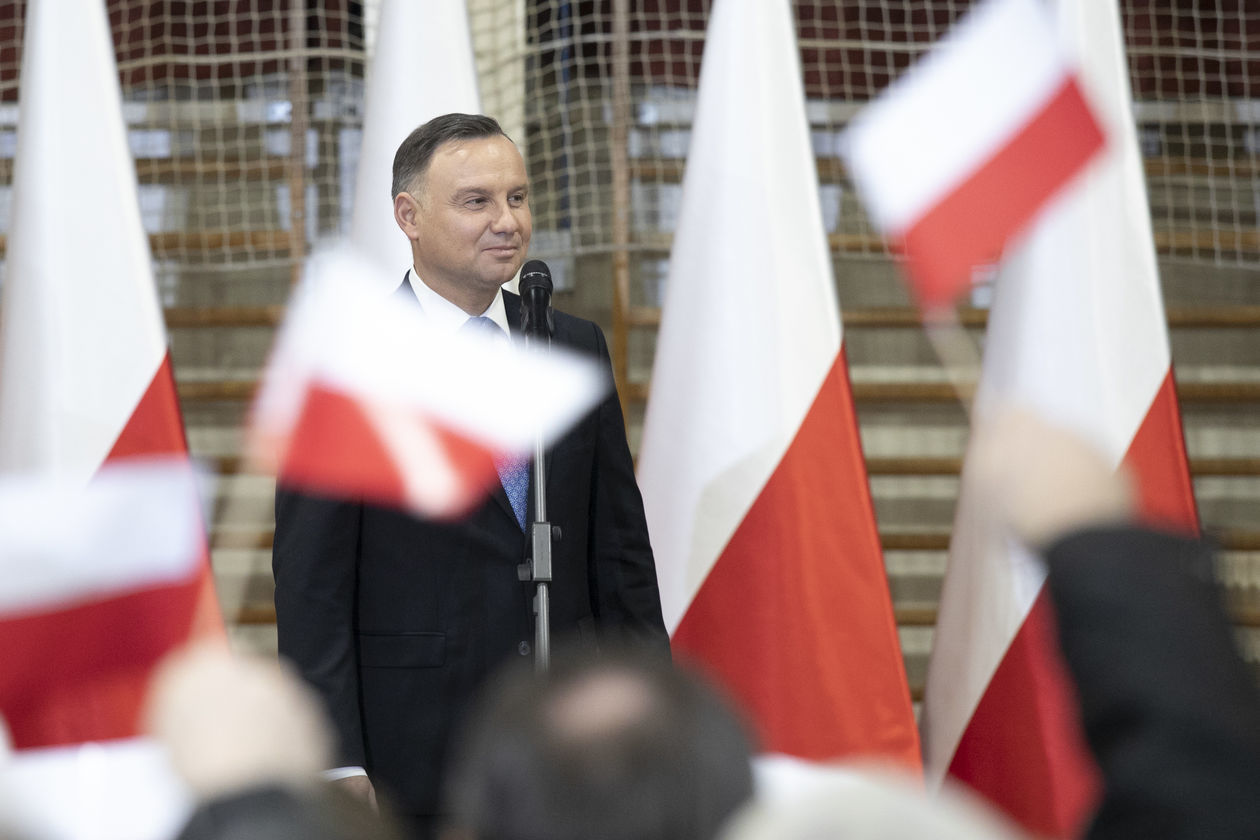  Andrzej Duda w Lubartowie (zdjęcie 1) - Autor: Jacek Szydłowski