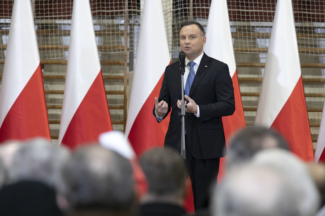  Andrzej Duda w Lubartowie (zdjęcie 1) - Autor: Jacek Szydłowski