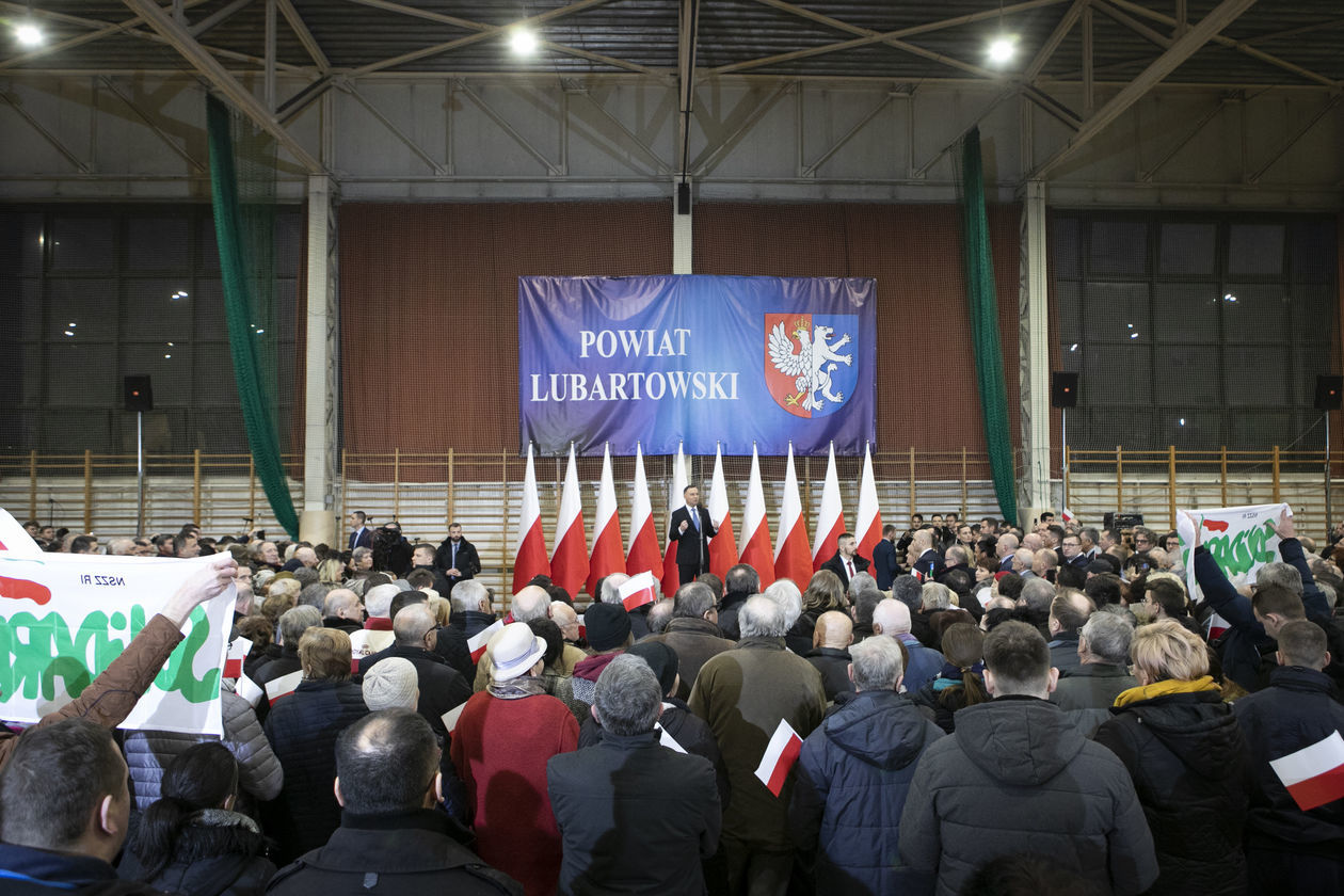  Andrzej Duda w Lubartowie (zdjęcie 1) - Autor: Jacek Szydłowski