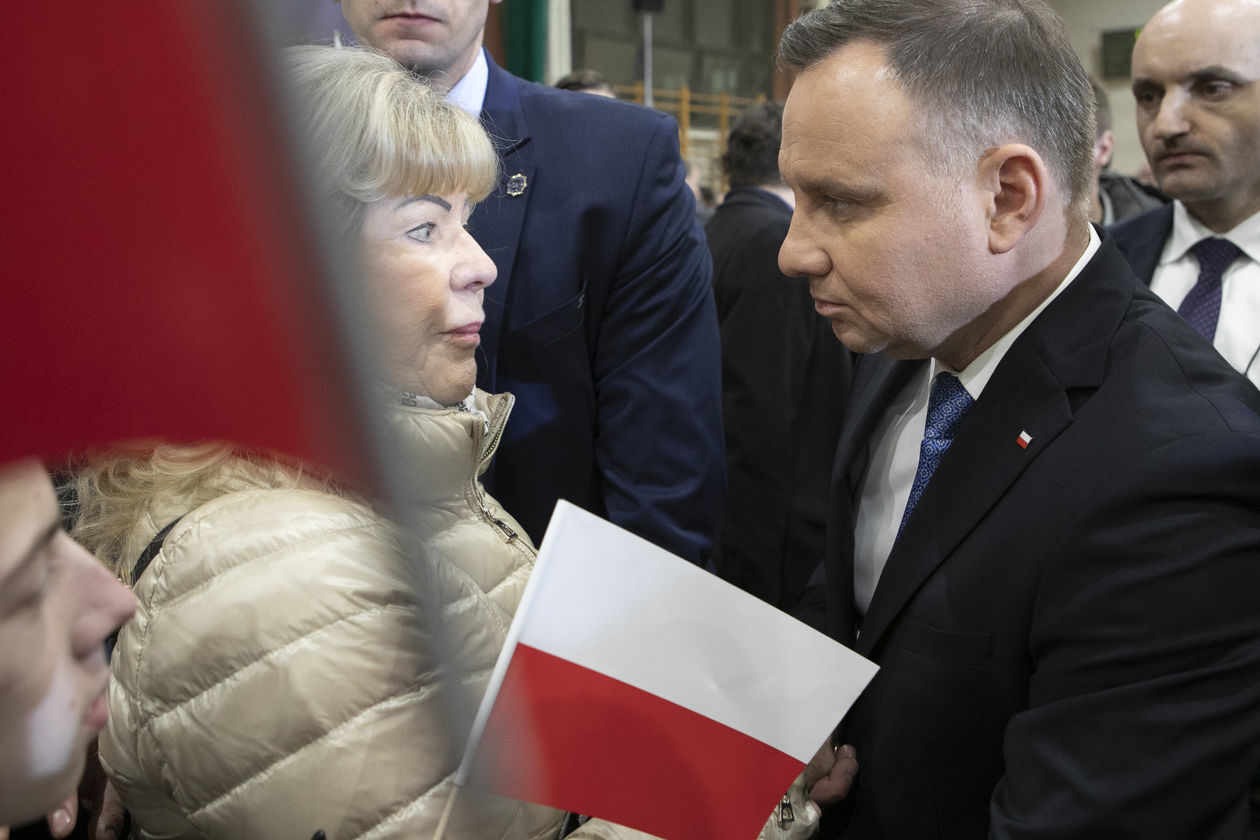  Andrzej Duda w Lubartowie (zdjęcie 1) - Autor: Jacek Szydłowski