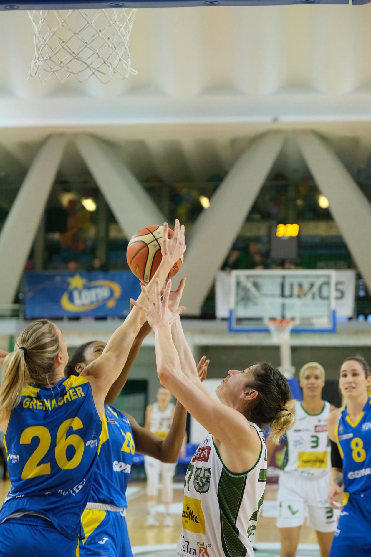  Pszczółka Polski Cukier AZS UMCS Lublin - Arka Gdynia 79:81 (zdjęcie 1) - Autor: Maciej Kaczanowski